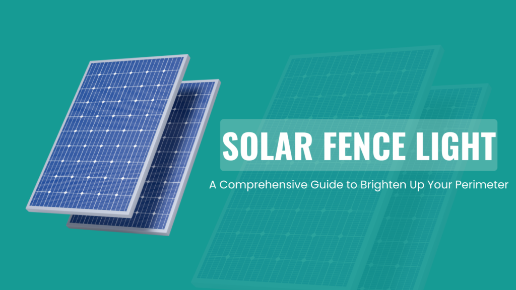 Solar Fence lights